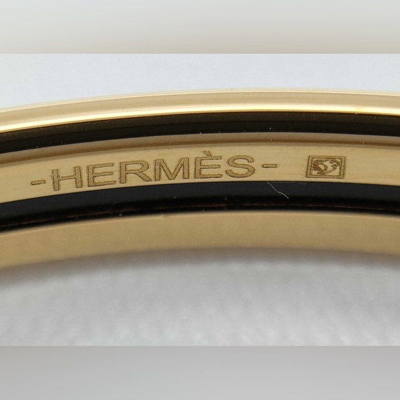 Hermes Uni Bangle Bracelet in pink NEW and Full Set - Picture 5 of 6